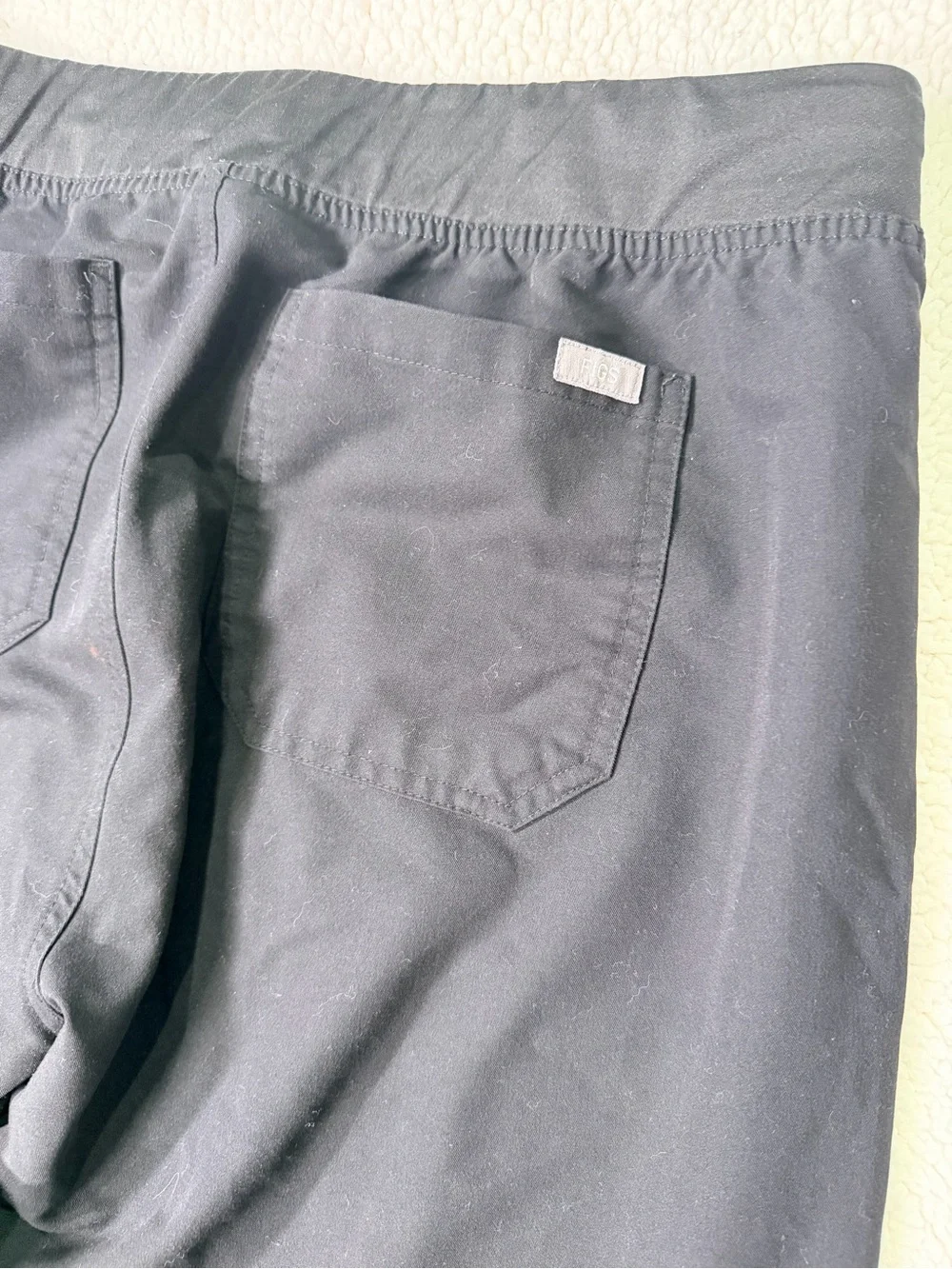Figs Men's Black Drawstring Jogger Pants